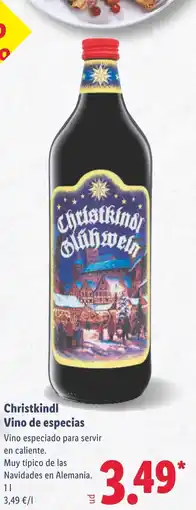 Lidl Christkindl Vino de especias oferta