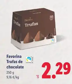 Lidl FAVORINA Trufas de chocolate oferta