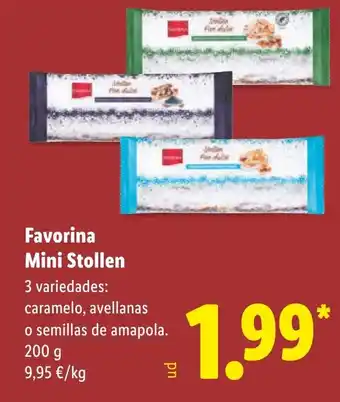 Lidl FAVORINA Mini Stollen oferta
