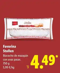 Lidl FAVORINA Stollen oferta