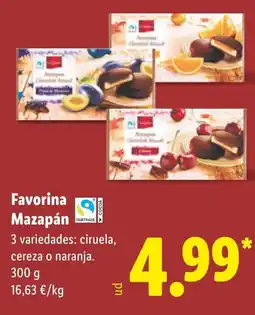 Lidl FAVORINA Mazapán oferta