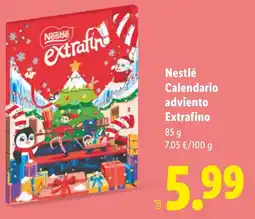 Lidl NESTLE Calendario adviento Extrafino oferta
