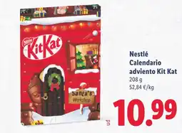 Lidl NESTLE Calendario adviento Kit Kat oferta