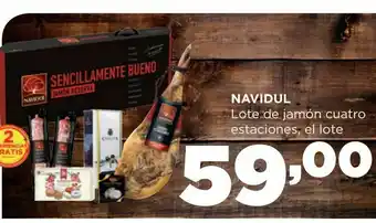 Alimerka Lote de jamón navidul oferta