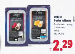 Lidl DELUXE Perlas rellenas oferta