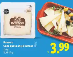 Lidl RONCERO Cuña queso añejo intenso oferta