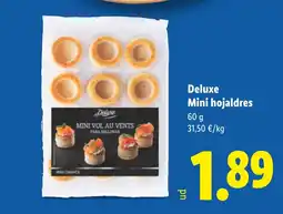 Lidl DELUXE Mini hojaldres oferta