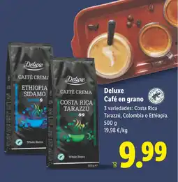 Lidl DELUXE Café en grano oferta