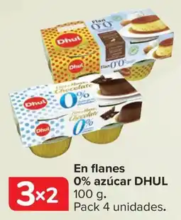Carrefour DHUL En flanes 0% azúcar oferta