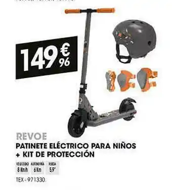 Electro Depot Revoe Patinete Eléctrico Para Niños + Kit De Protección oferta