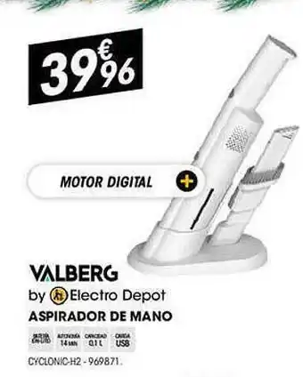 Electro Depot Valberg Aspirador De Mano oferta