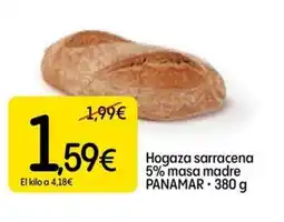 Dialprix PANAMAR Hogaza sarracena 5% masa madre oferta