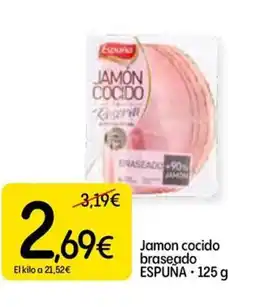 Dialprix ESPUNA Jamon cocido braseado oferta
