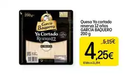 Dialprix GARCÍA BAQUERO Queso Ya cortado reserva 12 años oferta