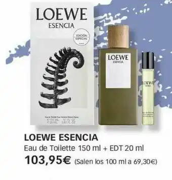 Perfumería Prieto Loewe Esencia oferta