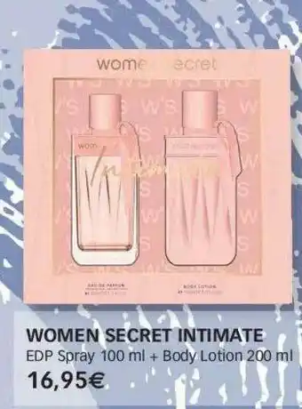 Perfumería Prieto Women Secret Intimate oferta