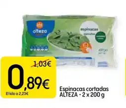 Dialprix ALTEZA Espinacas cortadas oferta
