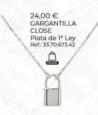 Roselin Gargantilla Close oferta