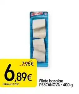 Dialprix PESCANOVA Filete bacalao oferta