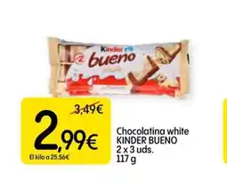 Dialprix KINDER BUENO Chocolatina white oferta