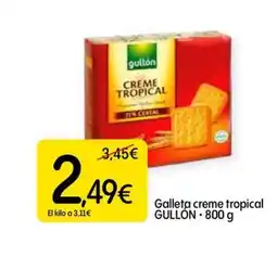 Dialprix GULLON Galleta creme tropical oferta