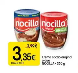 Dialprix NOCILLA Crema cacao original o duo oferta