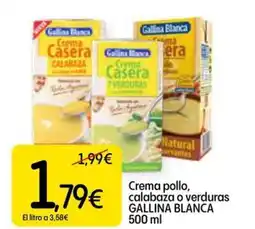 Dialprix GALLINA BLANCA Crema pollo, calabaza o verduras oferta