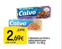 Dialprix CALVO Calamares en tinta o salsa americana oferta
