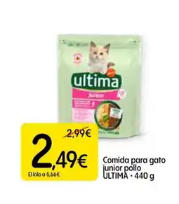 Dialprix ULTIMA Comida para gato junior pollo oferta