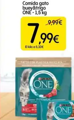 Dialprix ONEComida gato buey&trigo oferta