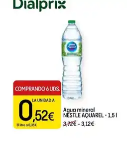 Dialprix NESTLE AQUAREL Agua mineral oferta