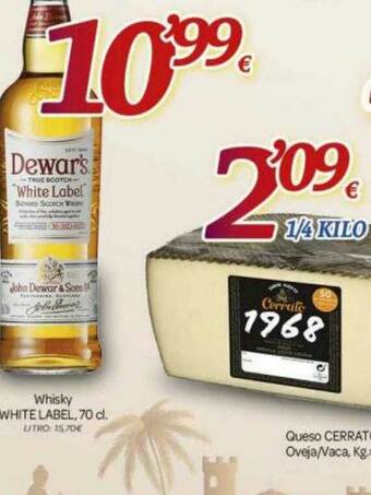 Alsara Supermercados Whisky White Label oferta