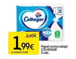 Dialprix COLHOGAR Papel cocina adapt oferta