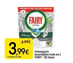 Dialprix FAIRY Detergente lavavajillas todo en 1 oferta