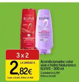 Dialprix ELVIVE Acondicionador color vive o hidra hialurónico oferta