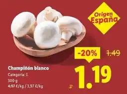 Lidl Blanco - champinon oferta