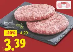Lidl Burger panaci calendria y cacino oferta