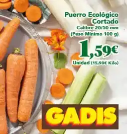 Gadis Puerro ecológico cortado oferta