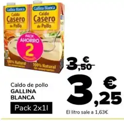 Supeco GALLINA BLANCA Caldo de pollo oferta