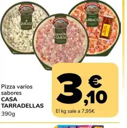 Supeco CASA TARRADELLAS Pizza varios sabores oferta
