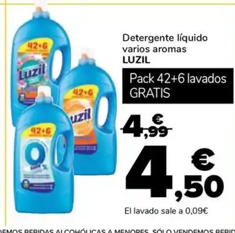 Supeco LUZIL Detergente líquido varios aromas oferta
