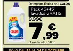 Supeco COLÓN Detergente líquido azul oferta
