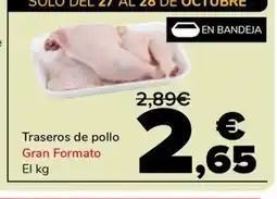 Supeco Traseros de pollo oferta