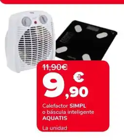 Supeco Calefactor simpl o báscula inteligente aquatis oferta