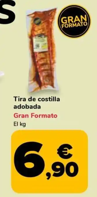 Supeco Tira de costilla adobada oferta
