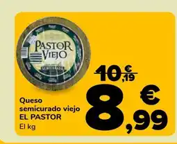Supeco EL PASTOR Queso semicurado viejo oferta