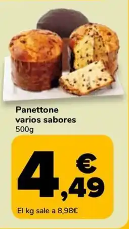 Supeco Panettone varios sabores oferta