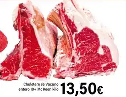 Cash Ifa Chuletero de Vacuno entero 18+ Mc Keen oferta