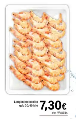 Cash Ifa Langostino cocido gde 30/40 oferta