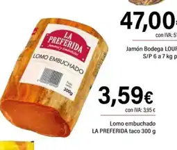 Cash Ifa LA PREFERIDA Lomo embuchado oferta